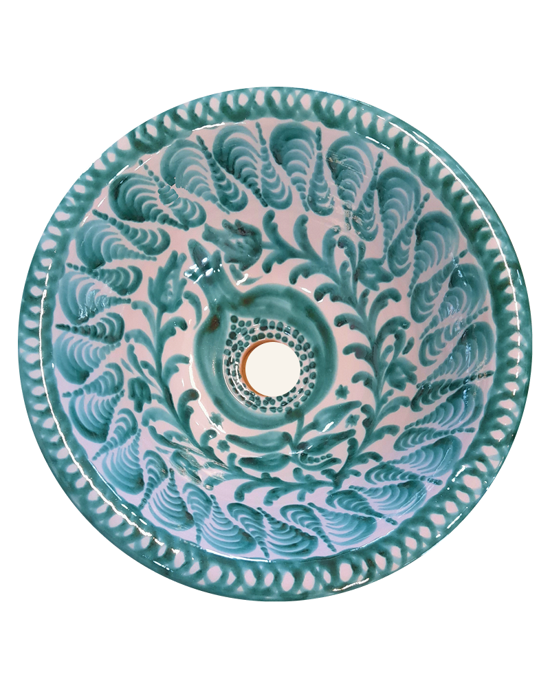 Garza Traditional Spanish Lebrillo in Blue — CASA PLETÓRICA